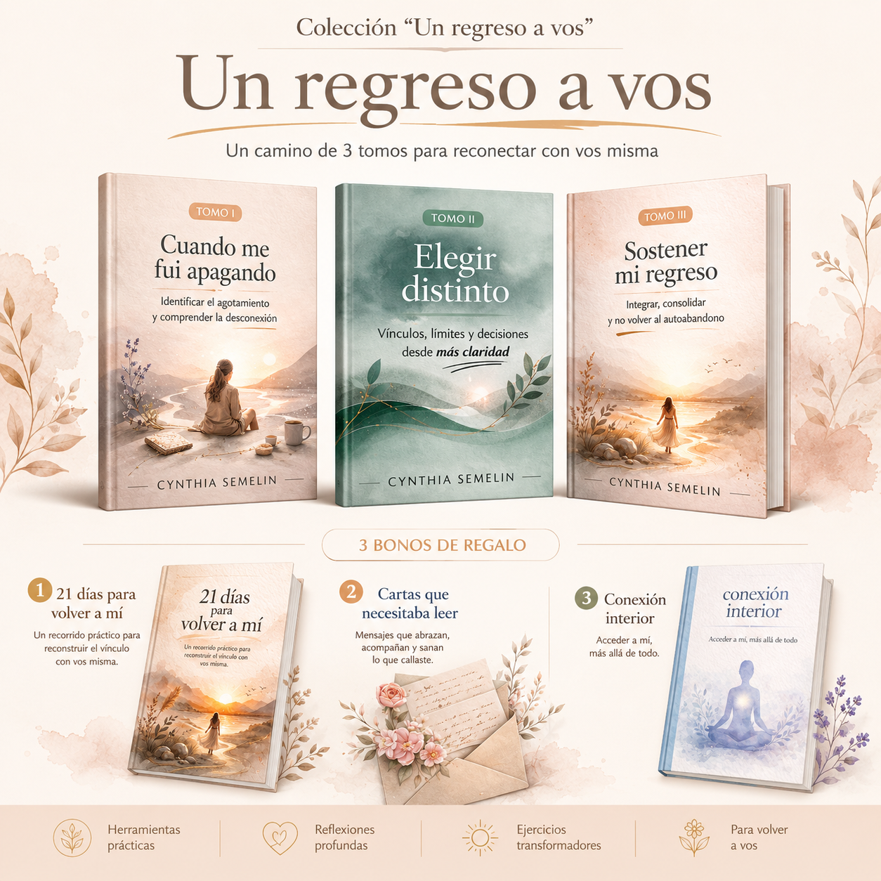Un Regreso a Vos | Colección de 3 Tomos