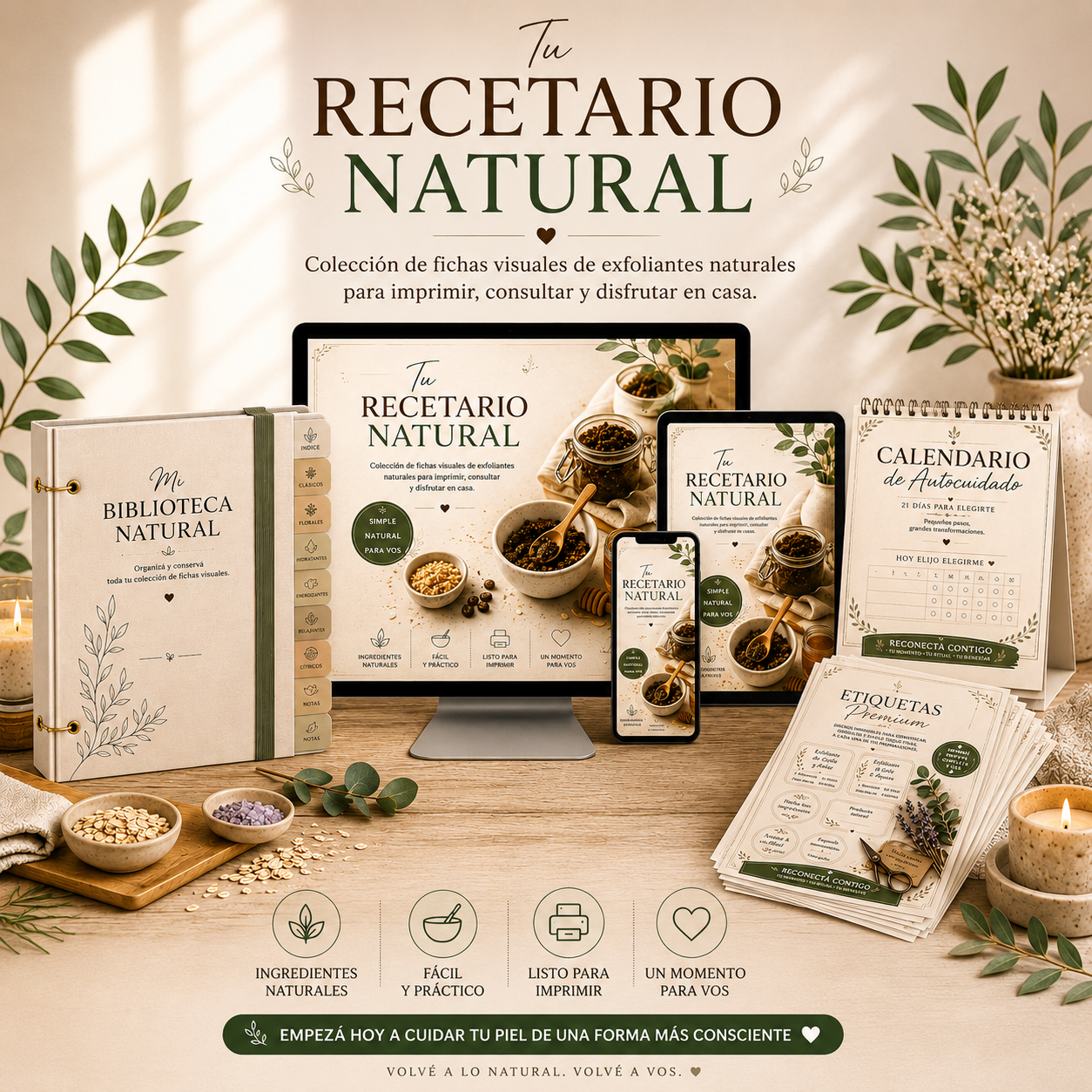 Tu Recetario Natural | Preparaciones Naturales para el Cuidado de la Piel